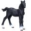 Mojo - Fekete hannoveri csikó - JátékManufaktúra