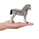 Mojo - Szürke deres Shire ló - JátékManufaktúra