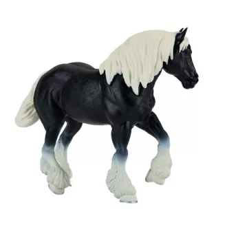 Mojo - Fekete Clydesdale ló - JátékManufaktúra