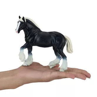 Mojo - Fekete Clydesdale ló - JátékManufaktúra