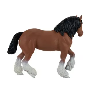 Mojo - Barna Clydesdale ló - JátékManufaktúra