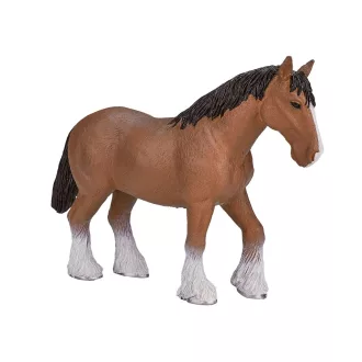 Mojo - Világosbarna Clydesdale ló - JátékManufaktúra