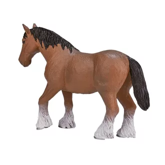 Mojo - Világosbarna Clydesdale ló - JátékManufaktúra