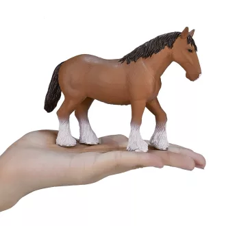 Mojo - Világosbarna Clydesdale ló - JátékManufaktúra