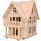 Woodcraft Drevené 3D puzzle Európska vila B