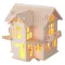 Woodcraft Drevené 3D puzzle Európska vila C