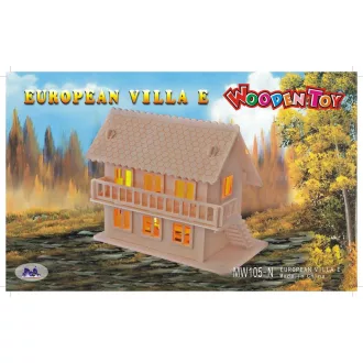 Woodcraft Drevené 3D puzzle Vila