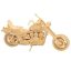 Woodcraft Drevené 3D puzzle motorka Harley Davidson I