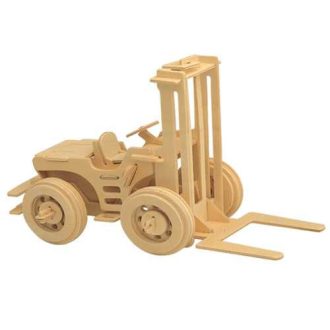   Woodcraft Drevené 3D puzzle Vysokozdvižný vozík prírodný