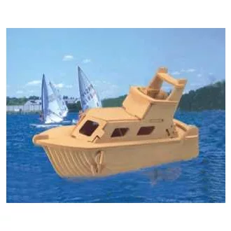 Woodcraft Drevené 3D puzzle jachta