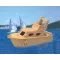Woodcraft Drevené 3D puzzle jachta