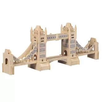 Woodcraft Drevené 3D puzzle slávnej budovy Tower Bridge