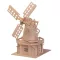 Woodcraft Drevené 3D puzzle Veterný mlyn prírodný