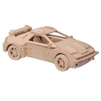 Woodcraft DrevenÃ© 3D puzzle Ferrari veÄ¾kÃ©