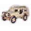 Woodcraft Drevené 3D puzzle jeep