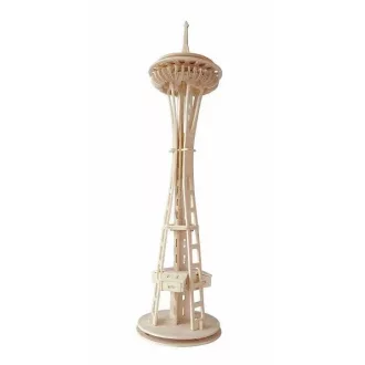 Woodcraft Drevené 3D puzzle veža Seattle Tower