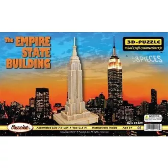 Woodcraft Drevené 3D puzzle Empire State Building