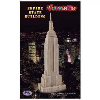 Woodcraft Drevené 3D puzzle Empire State Building