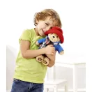 Rainbow Paddington plüss - nagy, kockás sállal - JátékManufaktúra