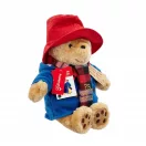 Rainbow Paddington plüss - nagy, kockás sállal - JátékManufaktúra