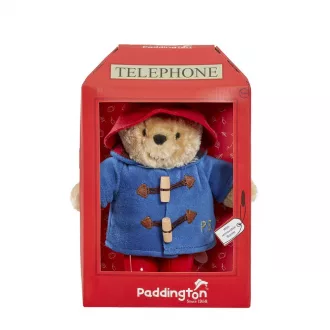 Rainbow Paddington plüss - londoni telefonfülkében - JátékManufaktúra