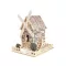 Woodcraft Drevené 3D puzzle veterný mlyn