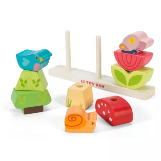 Le Toy Van Petilou - Vidám kert építőkockák - JátékManufaktúra