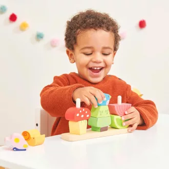 Le Toy Van Petilou - Vidám kert építőkockák - JátékManufaktúra