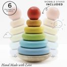 Le Toy Van - Szivárvány toronyépítő - JátékManufaktúra