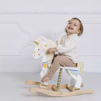 Le Toy Van Petilou - Fa hintaló unikornis - JátékManufaktúra