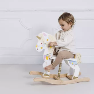 Le Toy Van Petilou - Fa hintaló unikornis - JátékManufaktúra