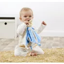 Rainbow Flopsy nyuszi nyunyóka - kék - JátékManufaktúra