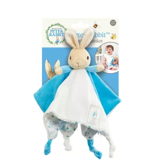 Rainbow Flopsy nyuszi nyunyóka - kék - JátékManufaktúra