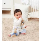 Rainbow Péter nyuszi csörgő - fa gyűrűvel - JátékManufaktúra