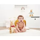 Rainbow Flopsy nyuszi plüss - nagy, piros masnival - JátékManufaktúra