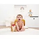 Rainbow Flopsy nyuszi plüss - nagy, piros masnival - JátékManufaktúra