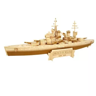 Woodcraft Drevené 3D puzzle bojová loď Prince of Wales