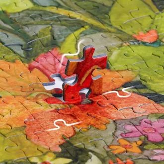 RoboTime - Puzzle: Macskakert növényekkel (1000 darabos) - JátékManufaktúra