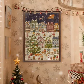 RoboTime - Puzzle: Kiskutyák karácsonya (1000 darabos) - JátékManufaktúra