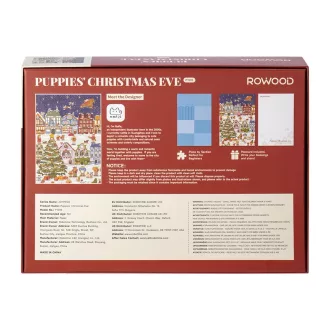 RoboTime - Puzzle: Kiskutyák karácsonya (1000 darabos) - JátékManufaktúra