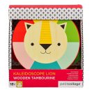 Petit Collage Fa tamburin - Oroszlán - JátékManufaktúra