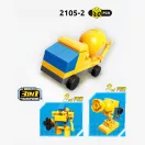 Qman Police Engineering Team 2105 - 10 darabos szett (3 az 1-ben) - JátékManufaktúra