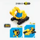 Qman Police Engineering Team 2105 - 10 darabos szett (3 az 1-ben) - JátékManufaktúra