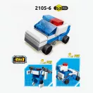 Qman Police Engineering Team 2105 - 10 darabos szett (3 az 1-ben) - JátékManufaktúra