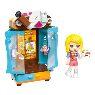 Qman UNA Series 34011-4 - Festő ruhásszekrény - JátékManufaktúra