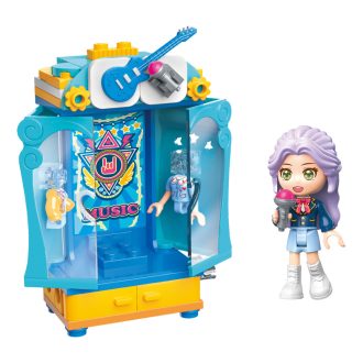 Qman UNA Series 34011-6 - Énekesnő ruhásszekrény - JátékManufaktúra