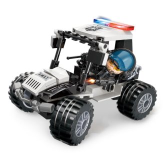 Qman Police W11011-4 - Rendőrségi dzsip - JátékManufaktúra