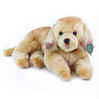Rappa Plüss fekvő golden retriever 32 cm ECO-FRIENDLY - JátékManufaktúra