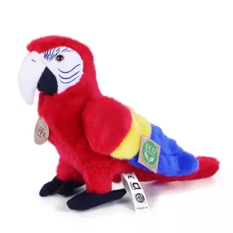 Rappa - Plüss vörös ara papagáj 24 cm, ECO-FRIENDLY - JátékManufaktúra