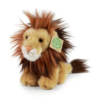 Rappa Plüss ülő oroszlán 18 cm ECO-FRIENDLY - JátékManufaktúra